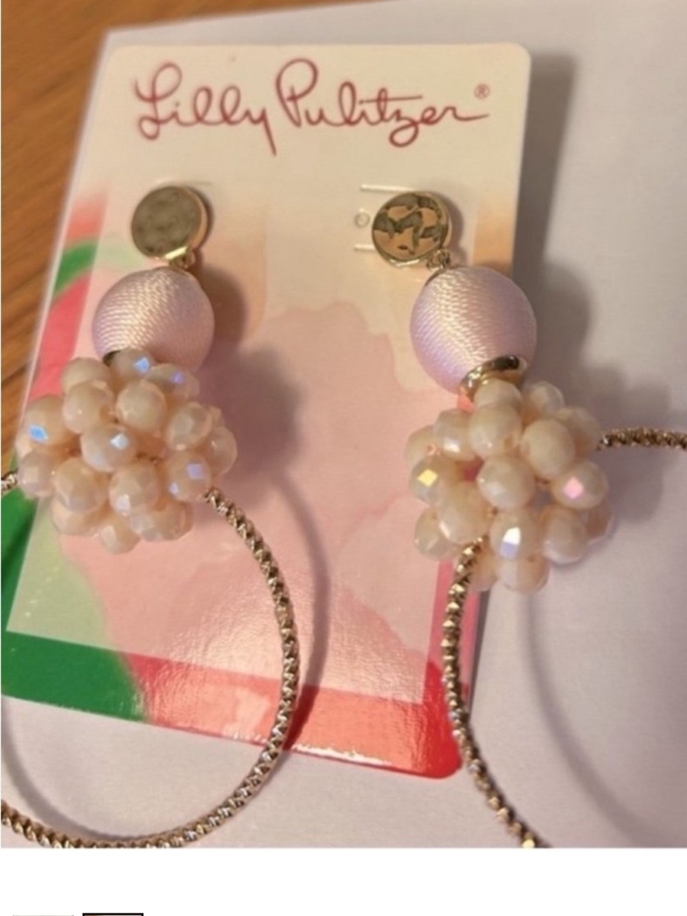 Lilly Pulitzer Hoop Earrings
